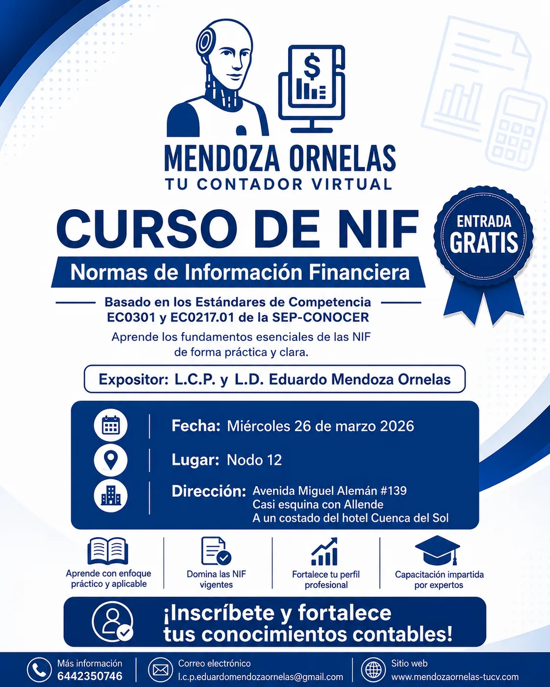 Taller NIF (Normas de Información Financiera 2026